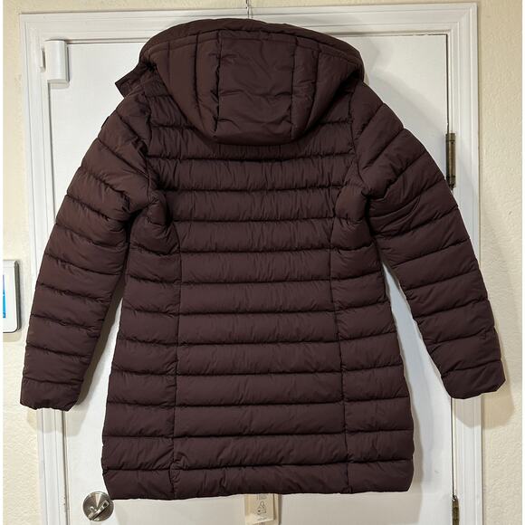 Save the Duck Dorothy Hooded Puffer Coat Ruby Red Size Large/XL NWT Form Fitting - Picture 12 of 16